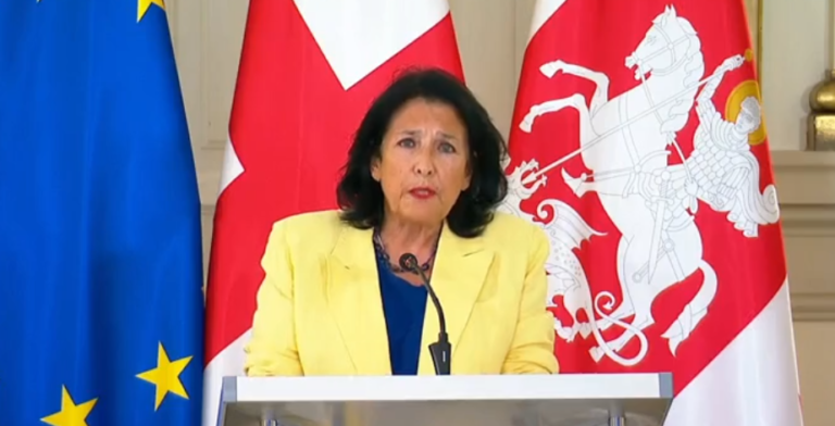გაოგნებული ვარ დღევანდელი დღით და მინდა, ბრიუსელში გავაგზავნო სხვა გზავნილი -  ეს არ არის საქართველო, ეს არ არის მოსახლეობის ნება - სალომე ზურაბიშვილი