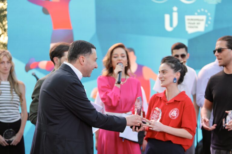 გიორგი ტყემალაძე  „თბილისის სტუდენტური ფესტივალი 2022“ დასკვნით  ღონისძიებას  დაესწრო