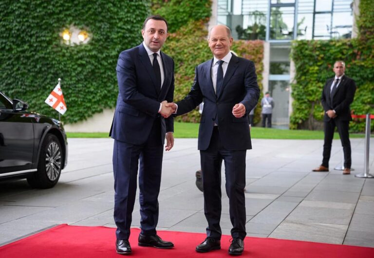 ირაკლი ღარიბაშვილი, ბერლინში ვიზიტის ფარგლებში, ოლაფ შოლცს შეხვდა