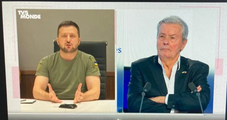 რას დაჰპირდა ალენ დელონი ვოლოდიმირ ზელენსკის?