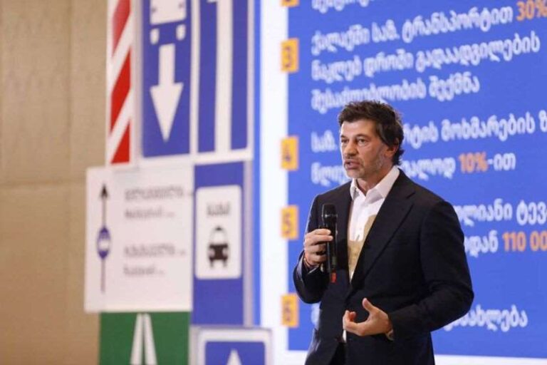 "10 სატრანზიტო დერეფნის მოწყობით, საზოგადოებრივი ტრანსპორტი კიდევ უფრო სწრაფად, შეფერხებების გარეშე გადაადგილდება"-კახა კალაძე
