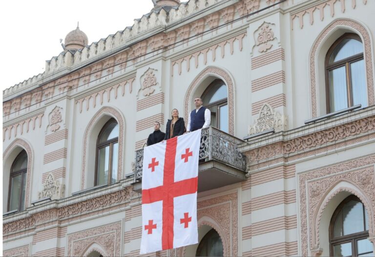 თბილისის საკრებულოში სახელმწიფო დროშის დღე აღინიშნა