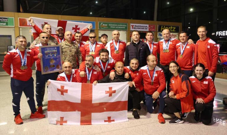 დაჭრილი სამხედრო მოსამსახურეები საერთაშორისო ტურნირიდან 23 მედლით დაბრუნდნენ