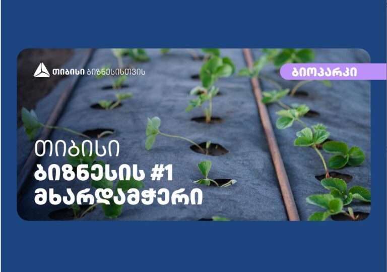 თიბისისთან პარტნიორობით კომპანია „ბიოპარკმა“ ქართულ ბაზარზე აგროქსოვილის რეალიზაცია გაზარდა
