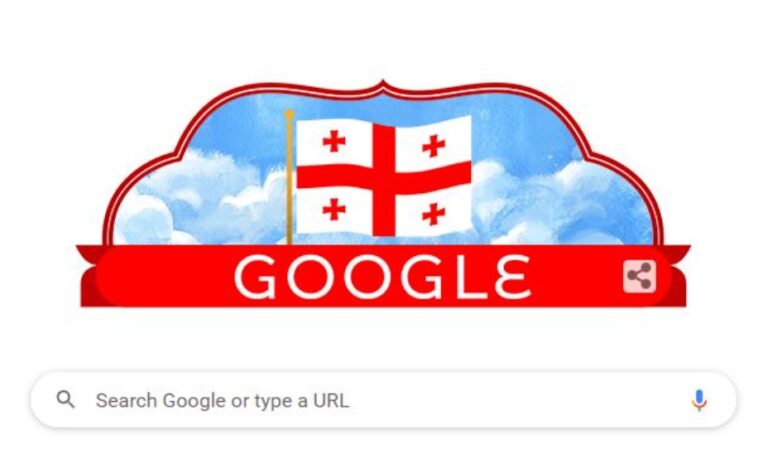 „გუგლი“ საქართველოს დამოუკიდებლობის დღეს ულოცავს