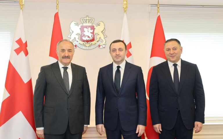 პრემიერი თურქეთის რესპუბლიკის ეროვნული უსაფრთხოების საბჭოს გენერალურ მდივანს შეხვდა