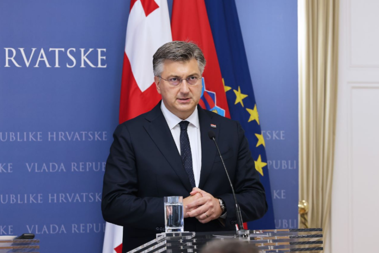 "მოხარული ვარ, რომ საქართველო ევროკომისიის ვალდებულებებს ასრულებს"- ხორვატიის პრემიერ-მინისტრი