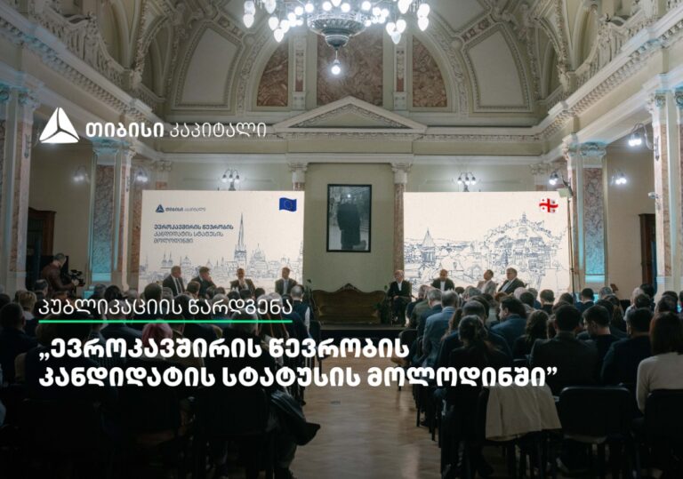 „ევროკავშირის წევრობის კანდიდატის სტატუსის მოლოდინში" - თიბისი კაპიტალმა პუბლიკაცია წარადგინა
