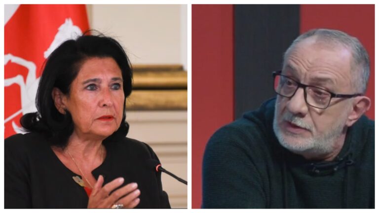 "პრეზიდენტი  ერთ ინტერვიუში ერს და ქვეყანას სამჯერ რომ შეურაცხყოფ, სალომე ზურაბიშვილი უნდა გერქვას!" -გოგა ხაინდრავა