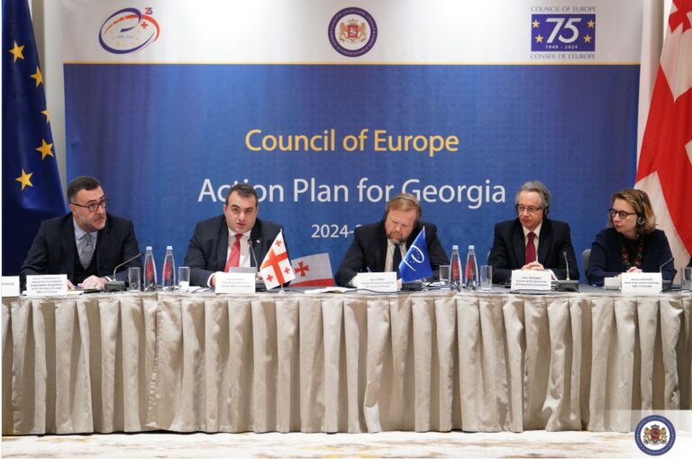საქართველოსთვის ევროპის საბჭოს 2024-2027 წლების სამოქმედო გეგმა დამტკიცდა