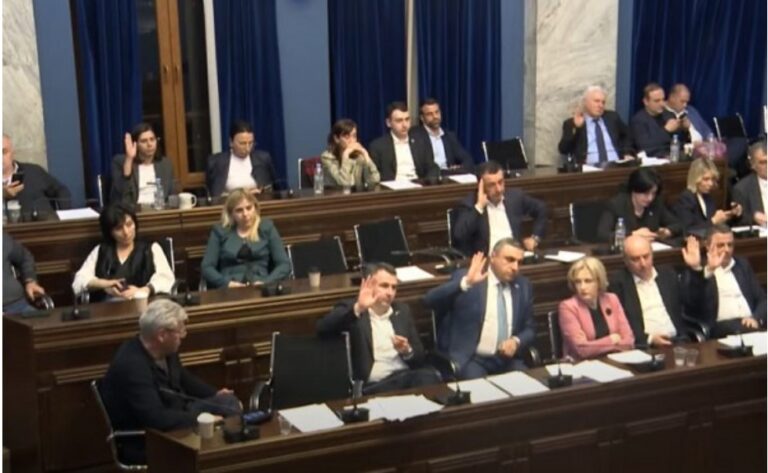 იურიდიულმა კომიტეტმა „უცხოური გავლენის გამჭვირვალობის“ კანონპროექტს მხარი დაუჭირა