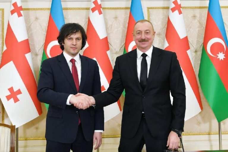 ილჰამ ალიევი ირაკლი კობახიძეს საპარლამენტო არჩევნებში „ქართული ოცნების“ გამარჯვებას ულოცავს და აზერბაიჯნაში ეპატიჟება