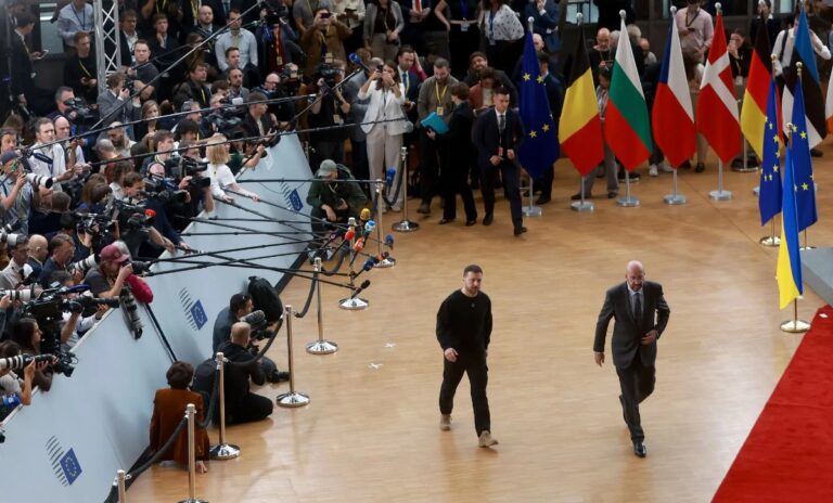 "ვოლოდიმირ ზელენსკი ცდილობს, რომ ევროპელ ლიდერებს თავისი "გამარჯვების გეგმა" სარფიანად მიჰყიდოს"-The New York Times