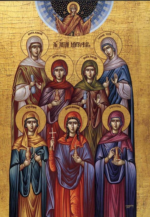 აღ­დგო­მი­დან მე­სა­მე კვი­რას, მარ­თლმა­დი­დე­ბე­ლი ეკ­ლე­სია წმინ­და მე­ნელ­სა­ცხებ­ლე დე­და­თა ხსე­ნე­ბას აღ­ნიშ­ნავს