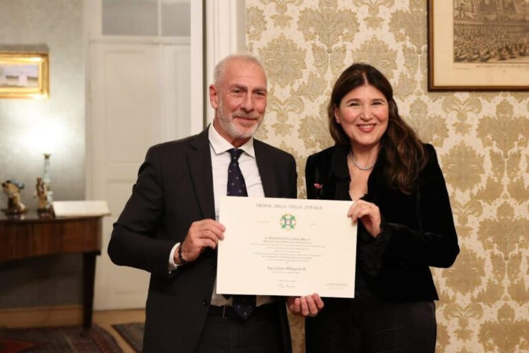 ქართველი საოპერო მომღერალი იანო ალიბეგაშვილი იტალიის ვარსკვლავის კავალერის ორდენით დაჯილდოვდა