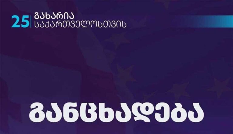 სტრასბურგის სასამართლოს გადაწყვეტილება ადასტურებს, რომ გახარიას მიმართ ბრალდება შეთითხნილია და რომ ეს არის პოლიტიკური დევნა -"გახარია საქართველოსთვის"
