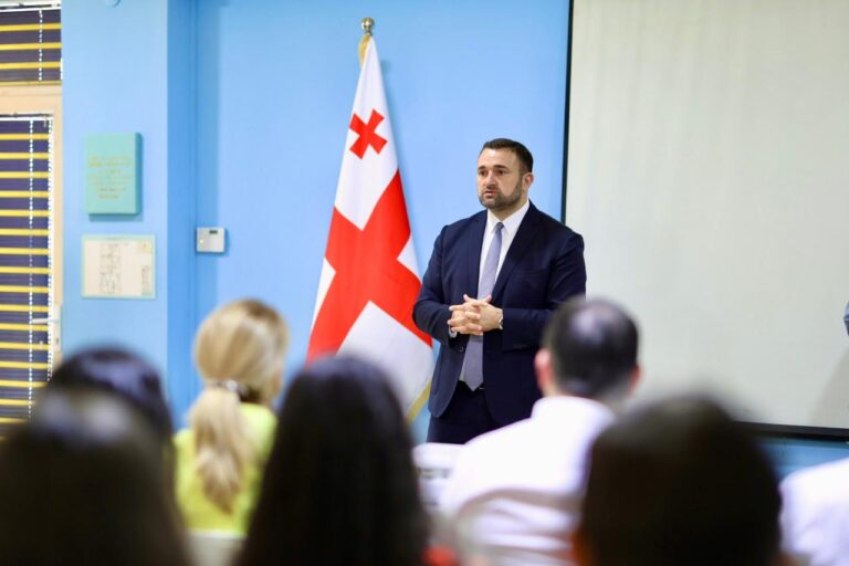 ცესკოს თავმჯდომარე ხელვაჩაურში ახალგაზრდებს შეხვდა